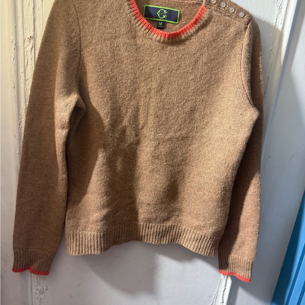 C. Wonder Wool Sweater with Heart Elbow size medium